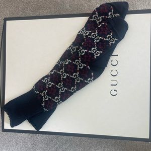 Gucci men red white and blue socks